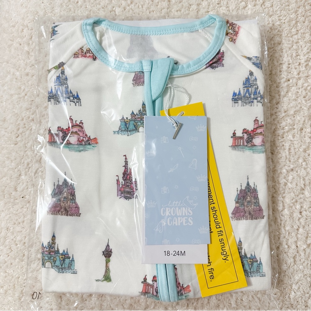 Little Crowns & Capes Castles Zip Sleeper